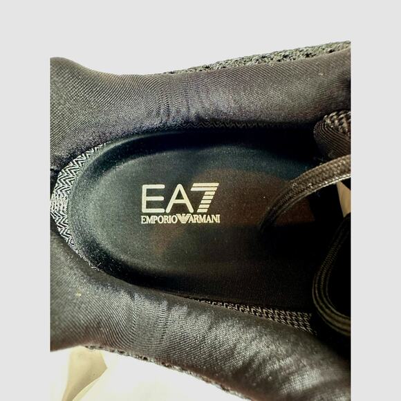 Emporio Armani Ea7 Crusher Distance Trainers Sneakers Mens Black 8 - Picture 16 of 16